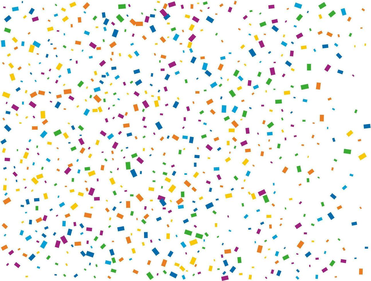 Kerstmis rechthoekig confetti. licht regenboog schitteren confetti achtergrond. gekleurde feestelijk textuur. vector