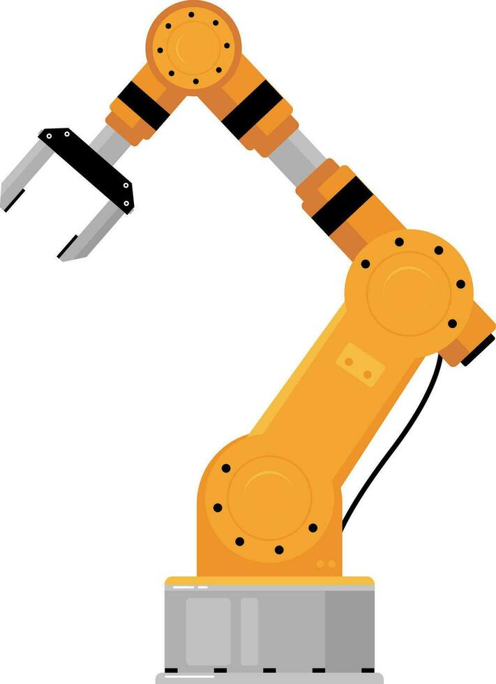 industrieel robot arm illustratie vector