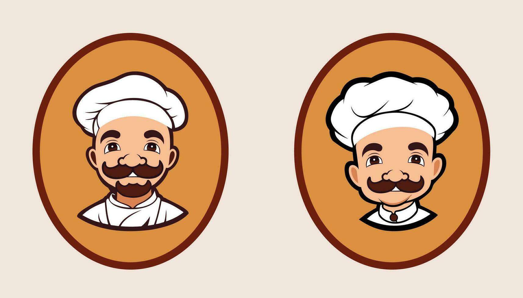 glimlachen oom een tekenfilm van vector illustratie een chef oom in uniform