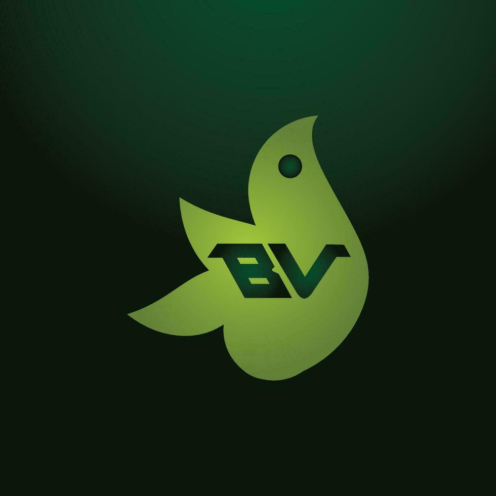 minimaal vernieuwend eerste bv logo en vb logo. brief bv vb creatief elegant monogram. premie bedrijf logo icoon vector