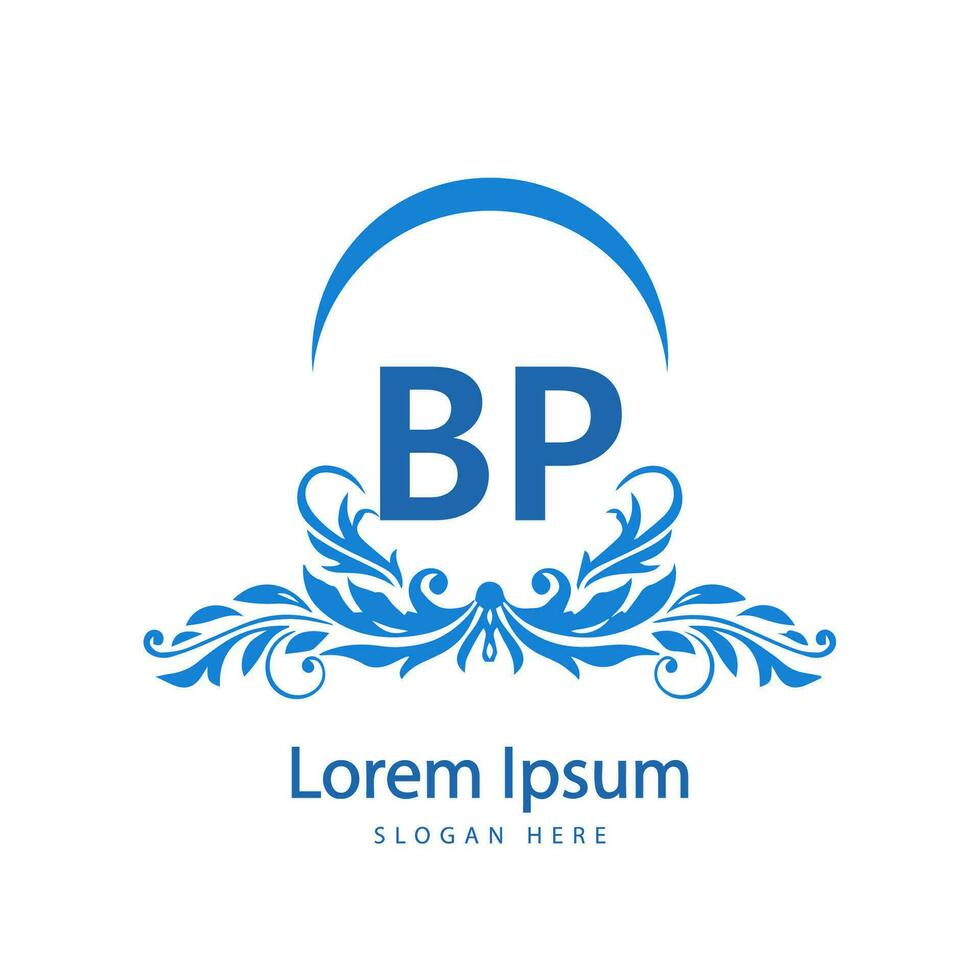 bp brief logo ontwerp vector