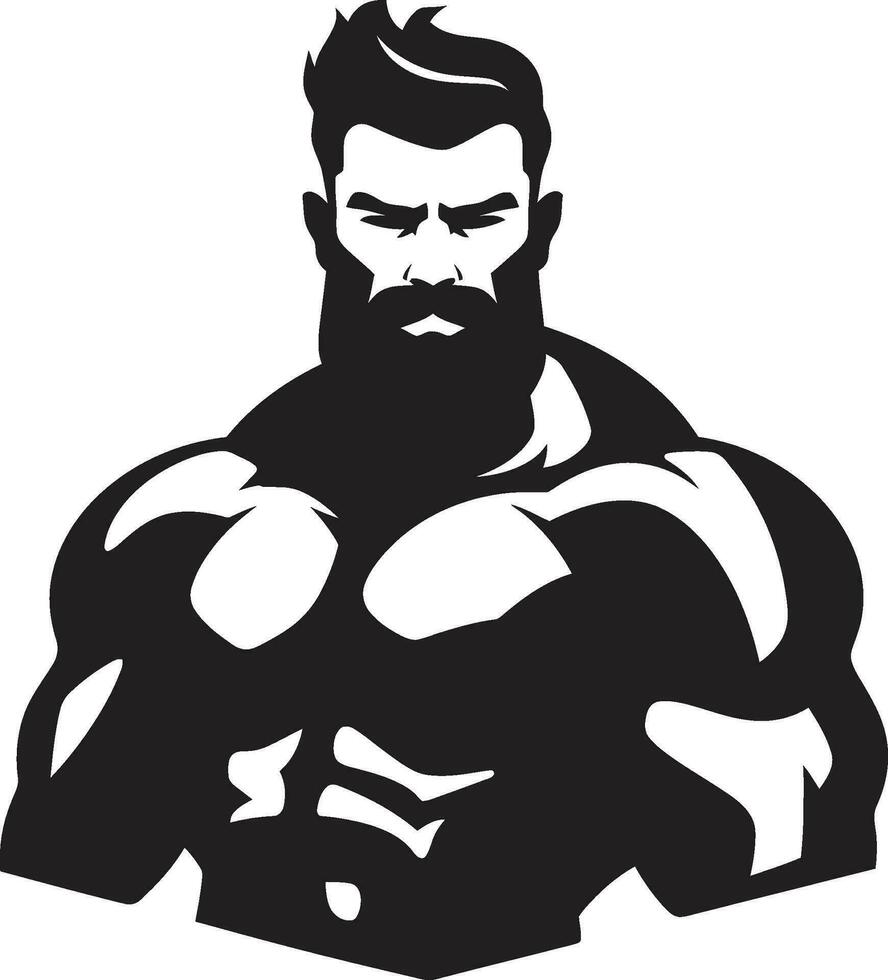 spier wonder zwart vector Scherm van buigen uitmuntendheid gebeeldhouwd uitmuntendheid monochroom bodybuilding kunstenaarstalent in vector