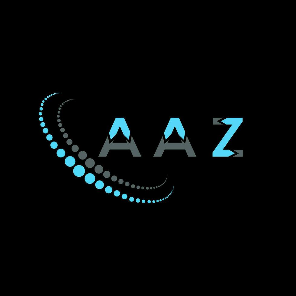 aaz brief logo creatief ontwerp. aaz uniek ontwerp. vector