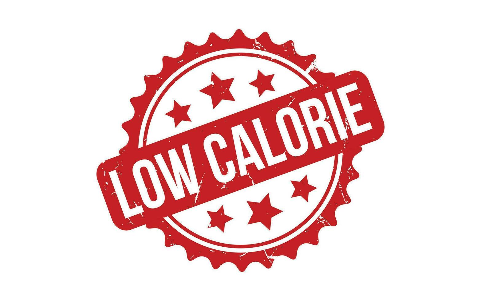 laag calorie rubber grunge postzegel zegel vector