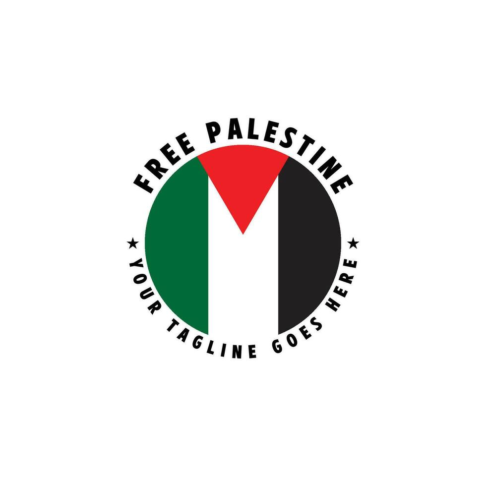 vrij Palestina logo vector