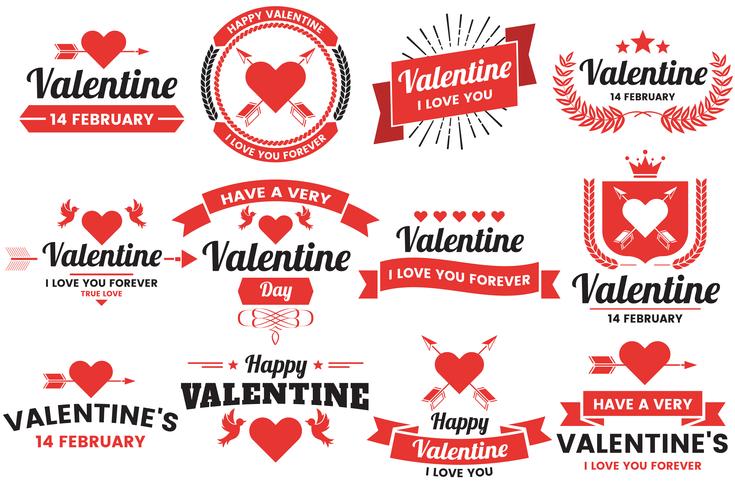 Valentine-sjabloonbanner Vectorachtergrond voor banner vector