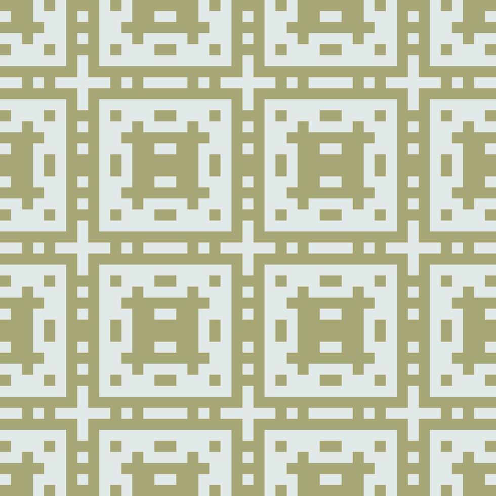 een patroon van pleinen in groen en wit vector