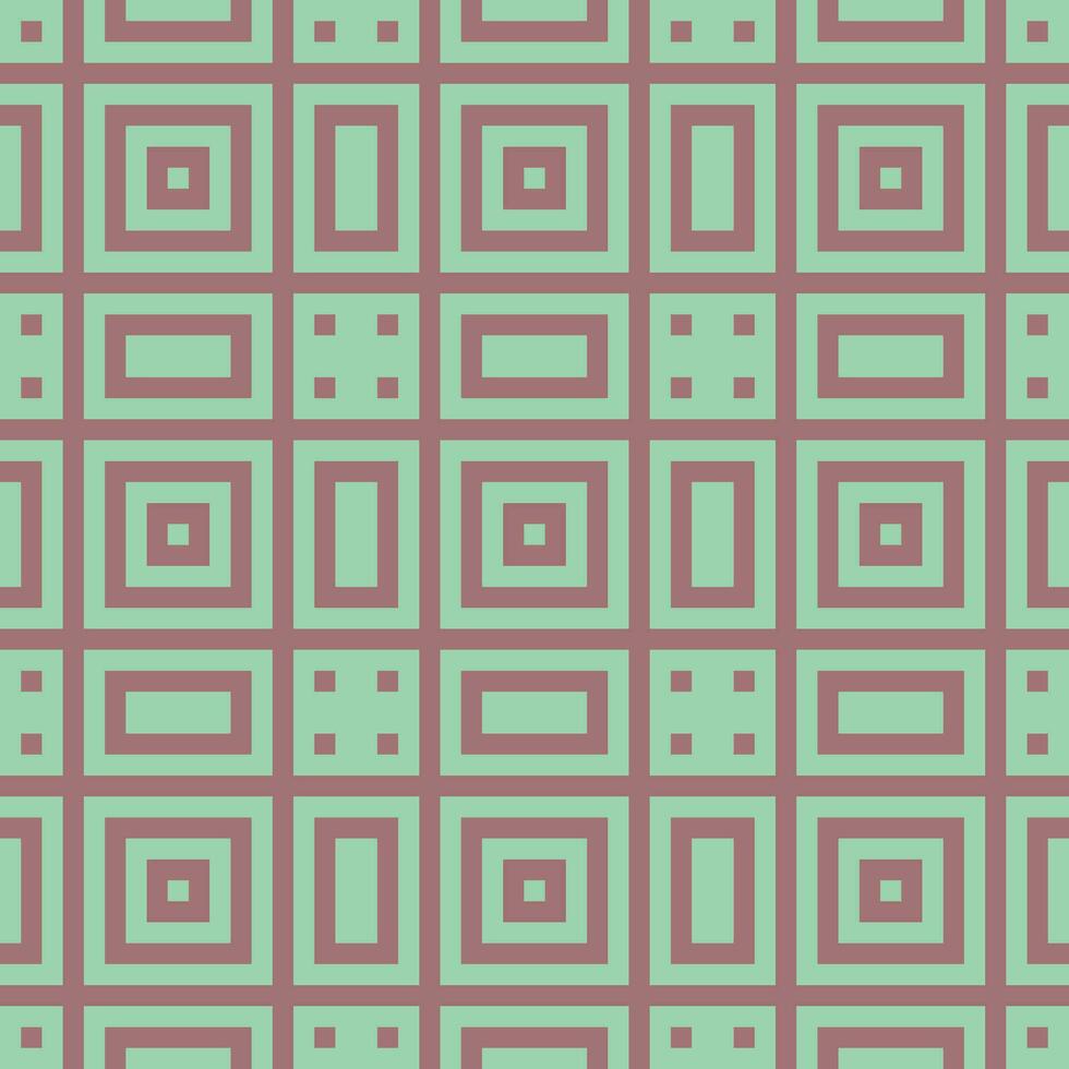 een groen en bruin meetkundig patroon vector
