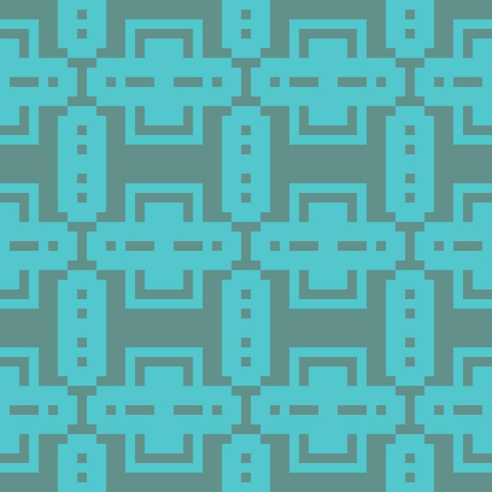 een blauw en grijs patroon met pleinen vector