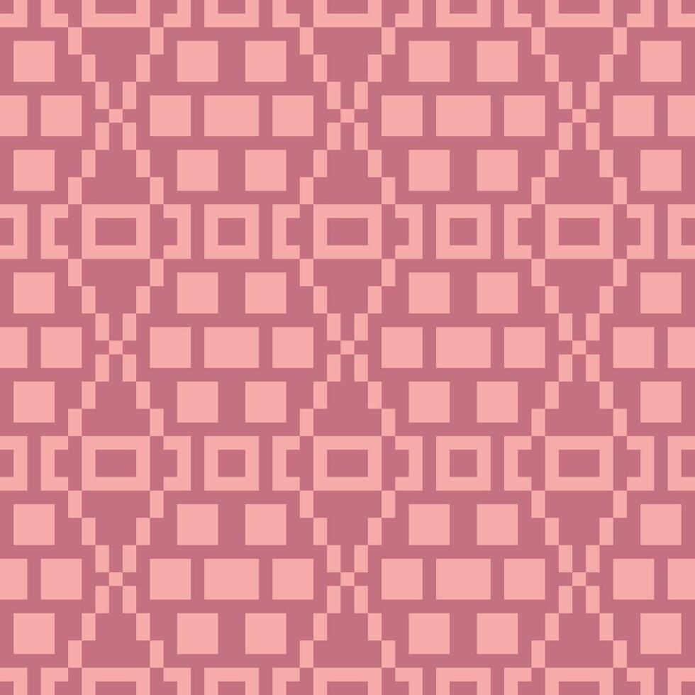 een roze en wit meetkundig patroon vector