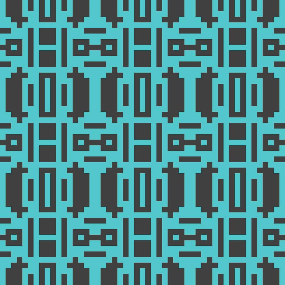 een blauw en zwart meetkundig patroon vector