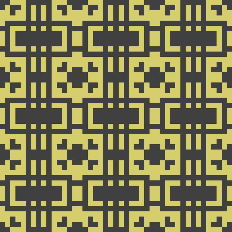 een zwart en geel meetkundig patroon vector