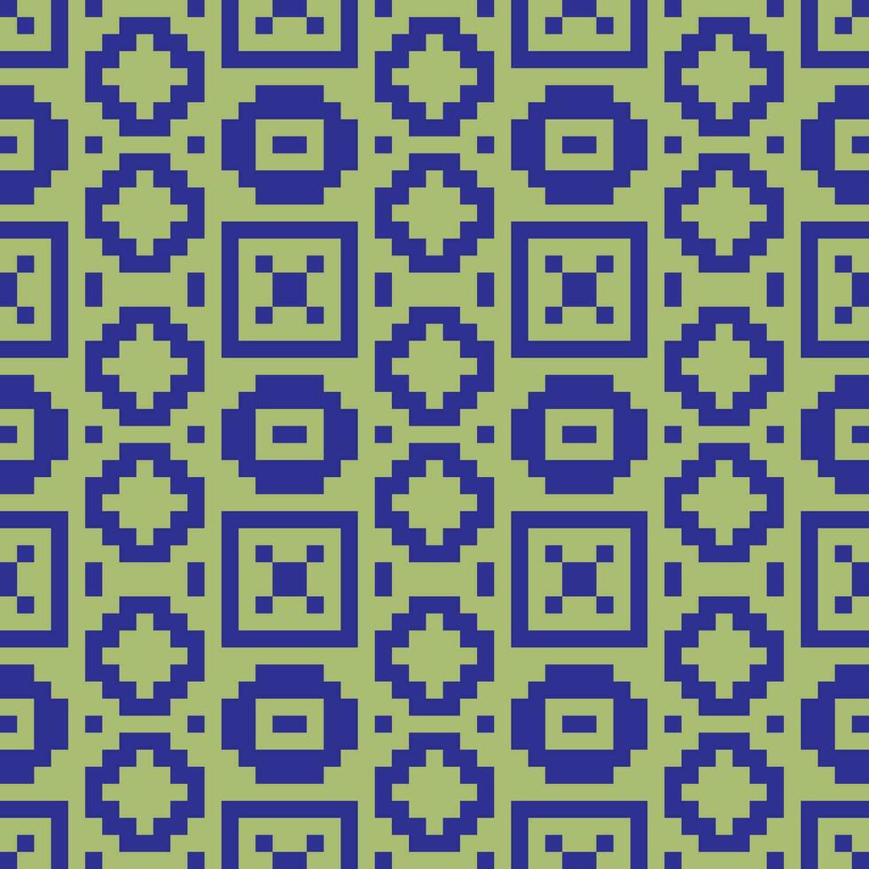 een groen en blauw meetkundig patroon vector