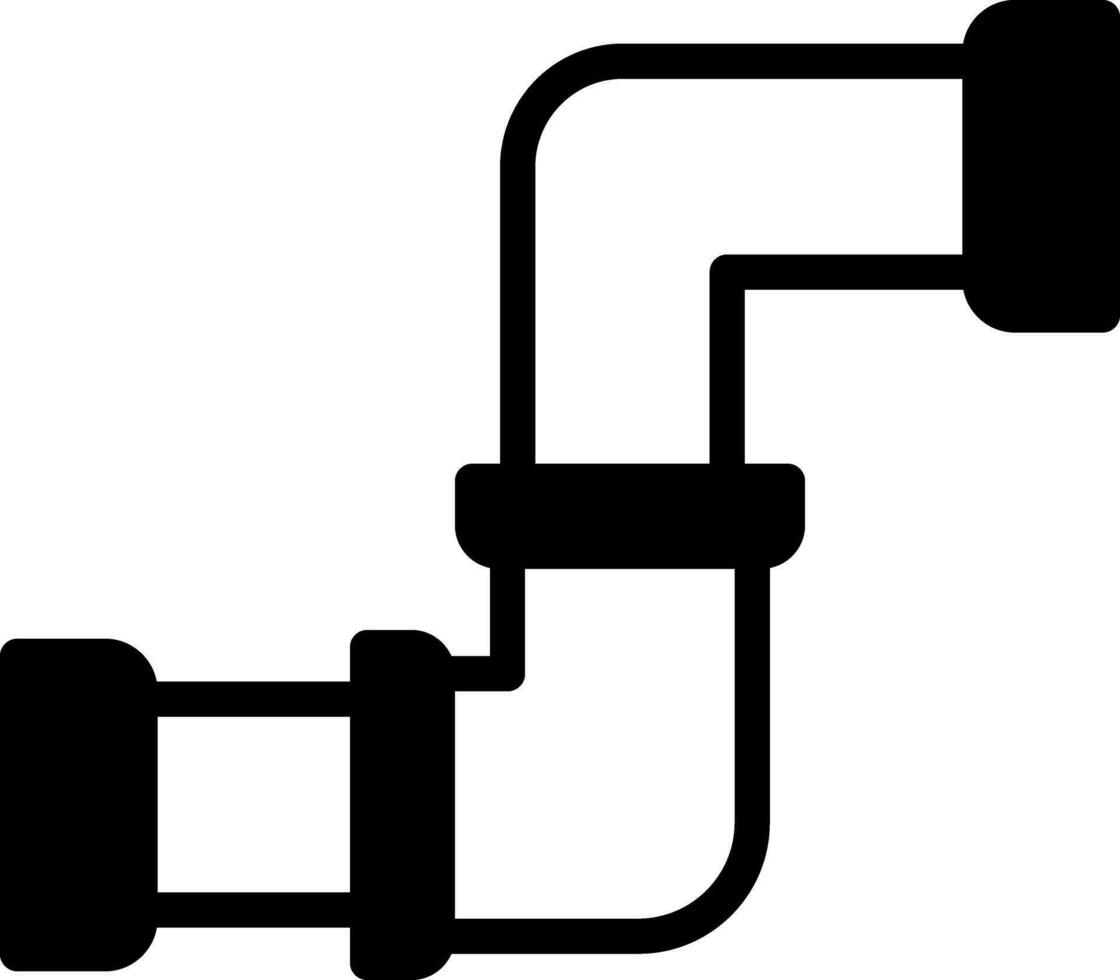 solide icoon voor pvc vector