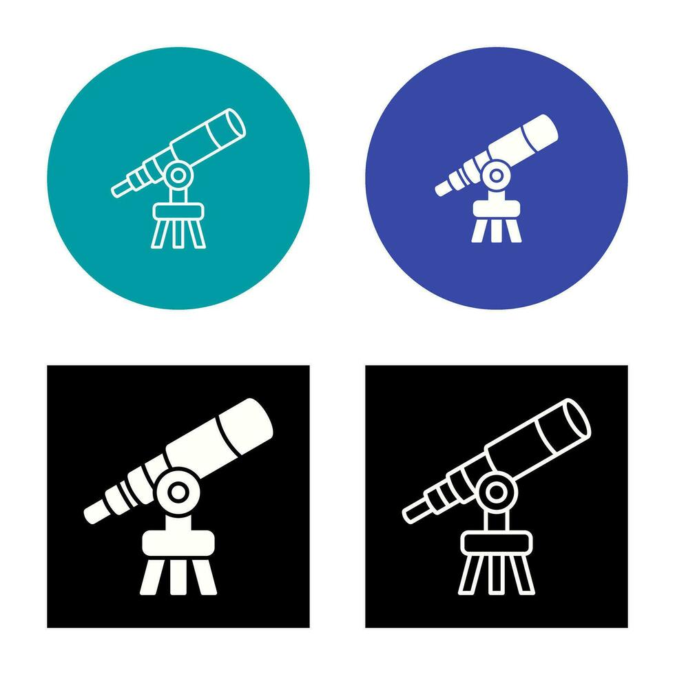 telescoop vector pictogram