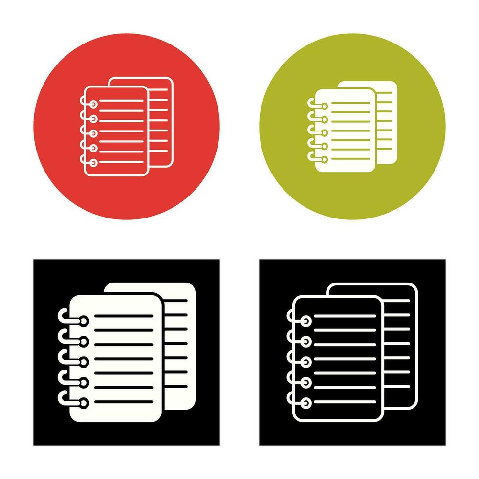 notities vector pictogram