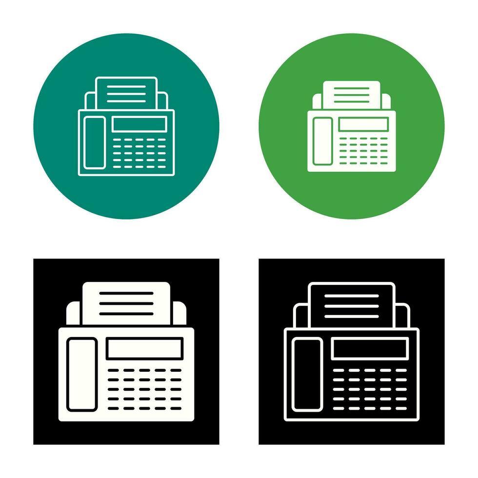 fax machine vector icoon