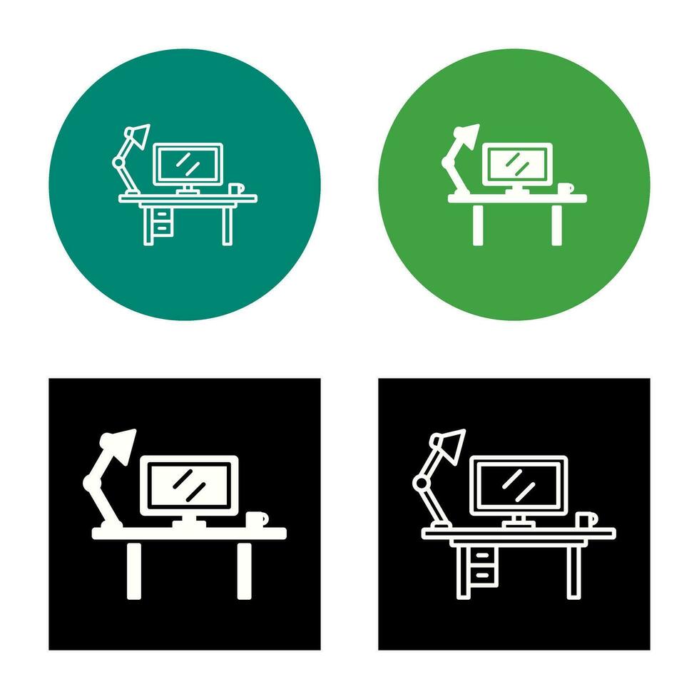 werkruimte vector pictogram