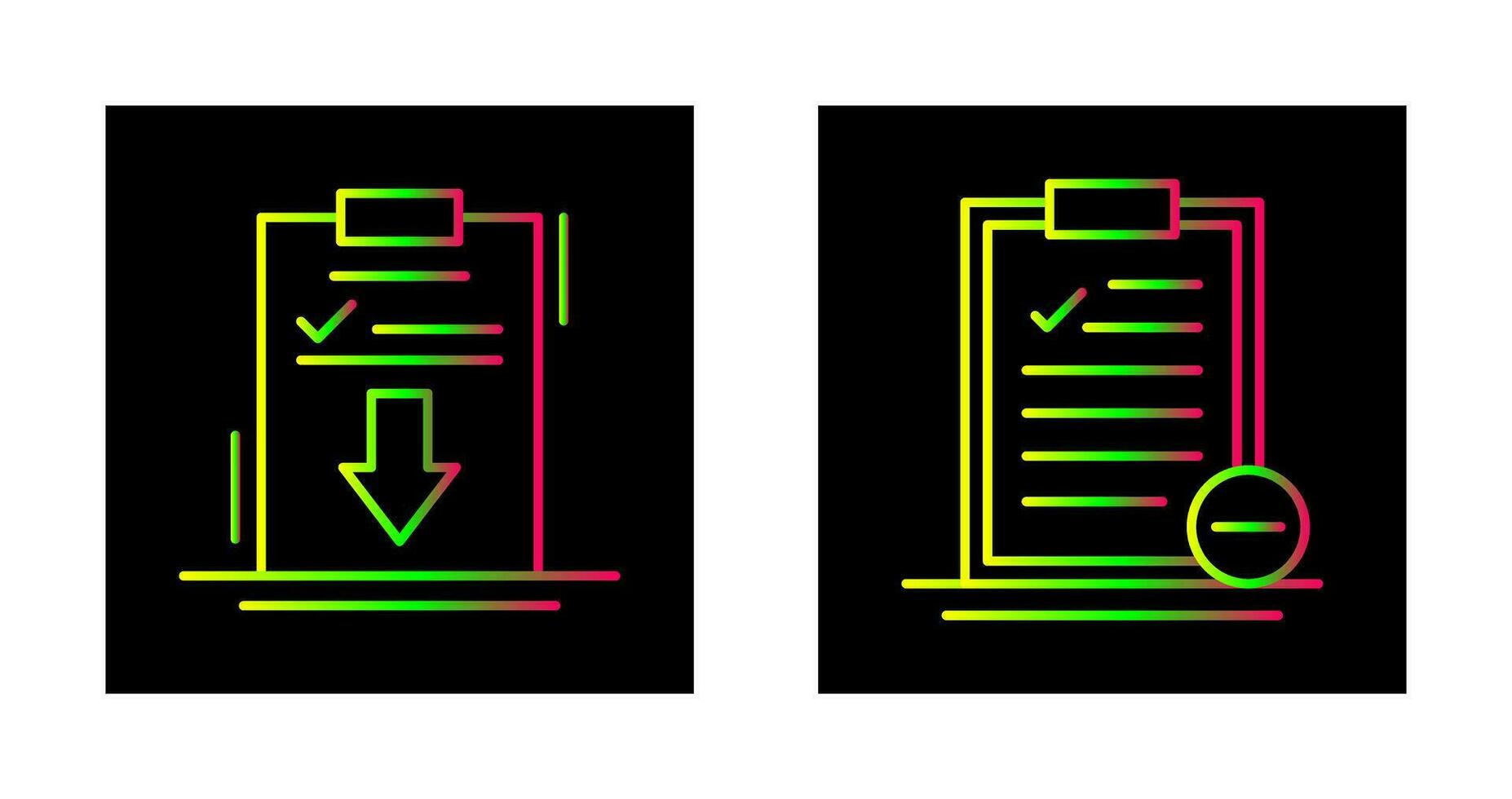 downloaden en verwijderen icoon vector