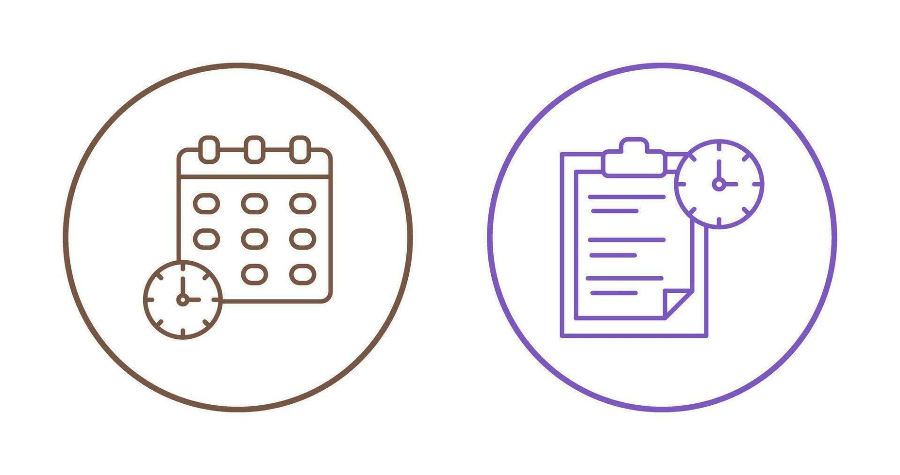 deadline en taak beheer icoon vector