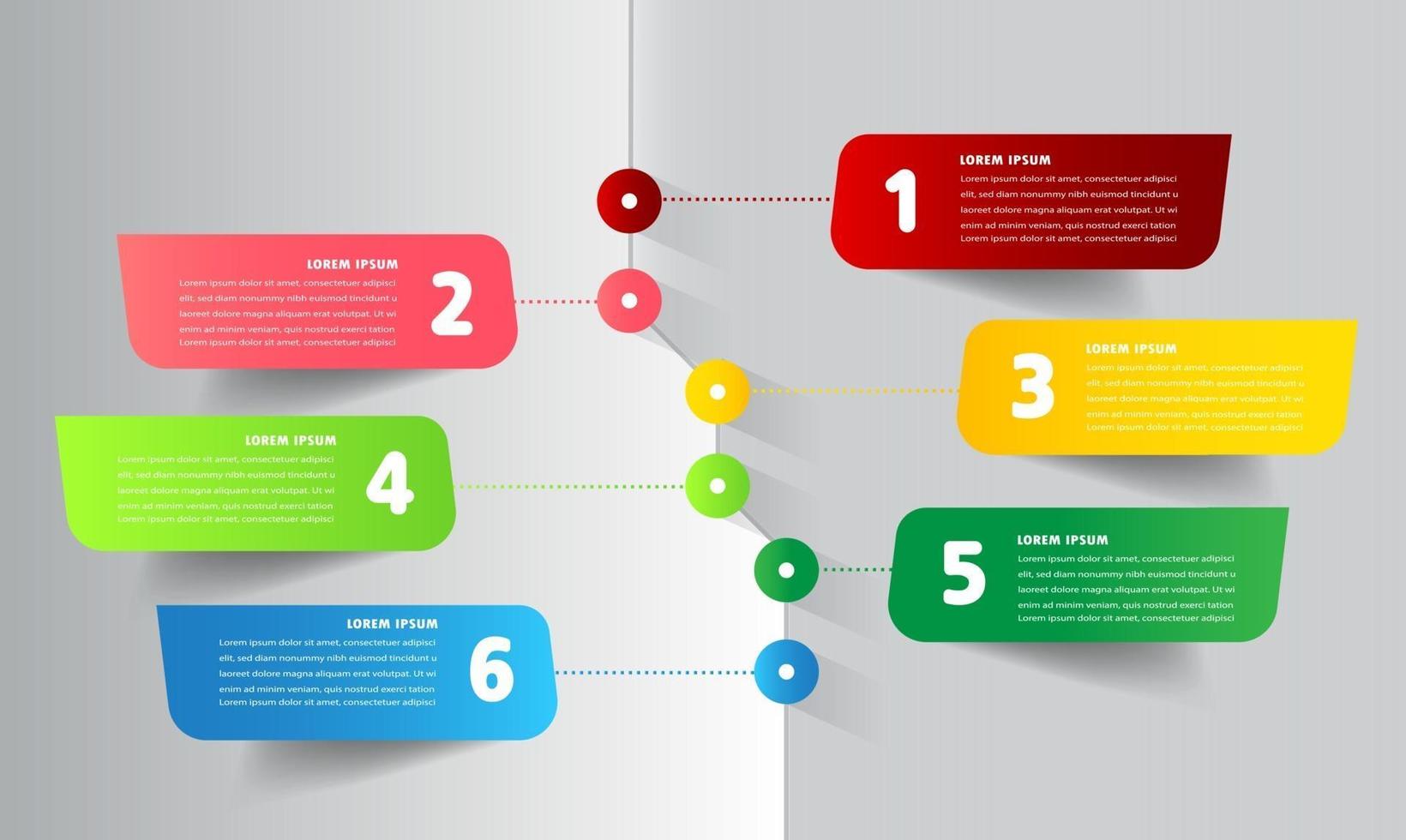 moderne tijdlijn tekstvaksjabloon, infographicsbanner vector