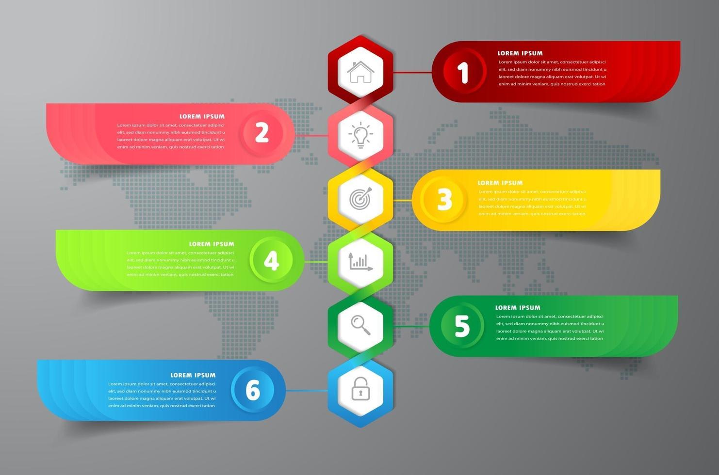 moderne tijdlijn tekstvaksjabloon, infographicsbanner vector