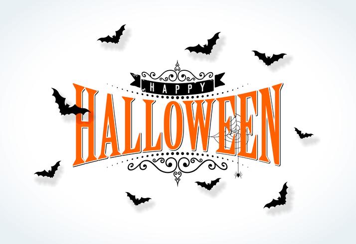 Happy Halloween vectorillustratie vector