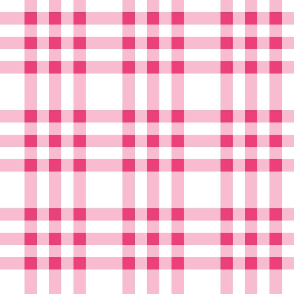 roze plaid patroon achtergrond. plaid patroon achtergrond. plaid achtergrond. naadloos patroon. voor achtergrond, decoratie, geschenk inpakken, katoenen stof tafelkleed, deken, tartan, mode kleding stof afdrukken. vector