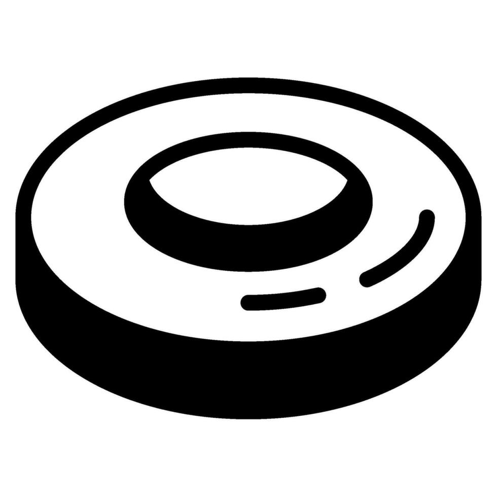 frisbee icoon illustratie, voor uiux, web, app, infografisch, enz vector