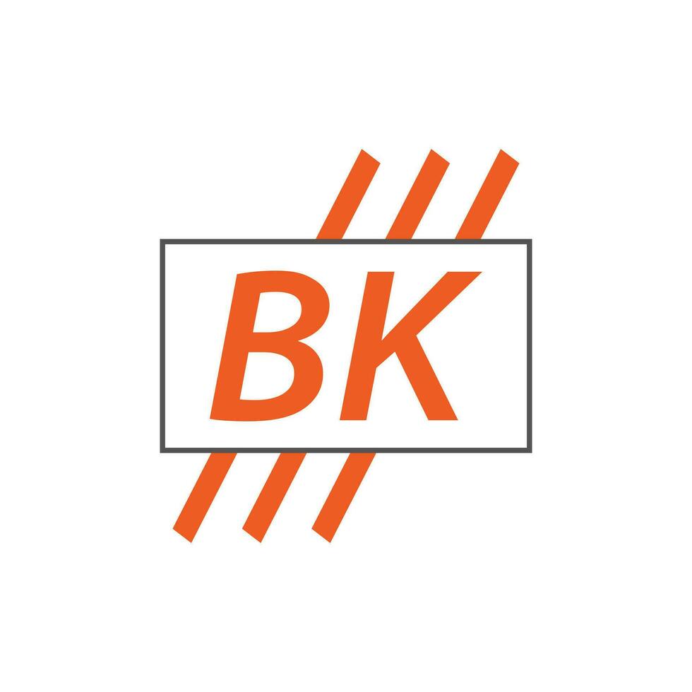 brief bk logo. b k. bk logo ontwerp vector illustratie voor creatief bedrijf, bedrijf, industrie. pro vector