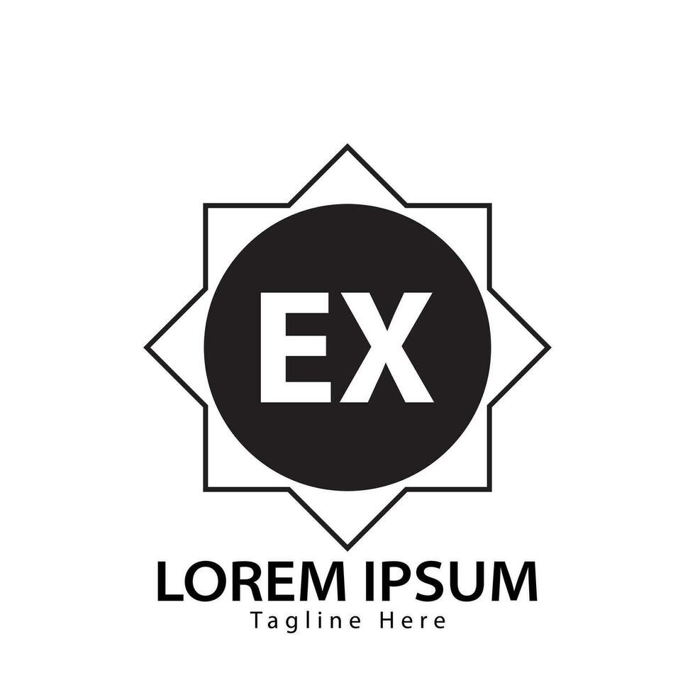 brief ex logo. e x. ex logo ontwerp vector illustratie voor creatief bedrijf, bedrijf, industrie. pro vector