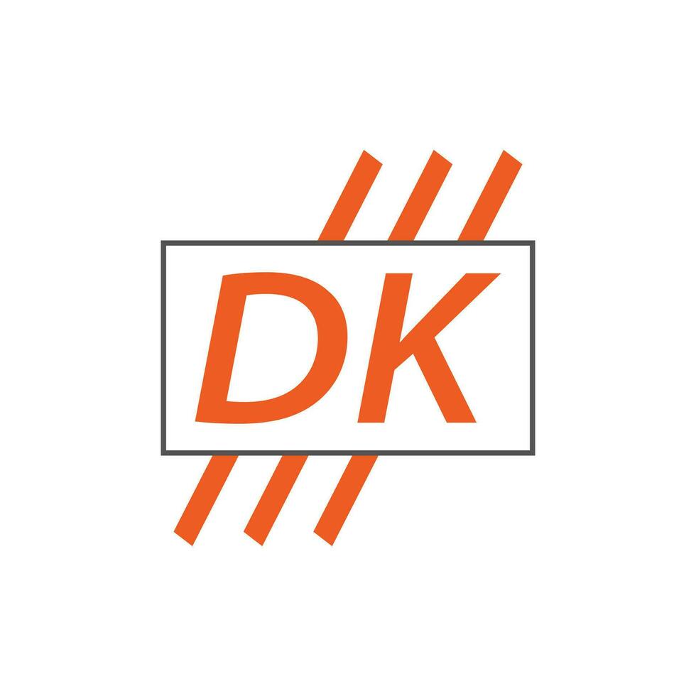 brief dk logo. d k. dk logo ontwerp vector illustratie voor creatief bedrijf, bedrijf, industrie. pro vector