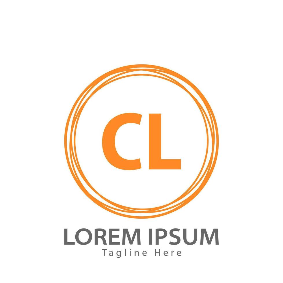 brief cl logo. c ik. cl logo ontwerp vector illustratie voor creatief bedrijf, bedrijf, industrie. pro vector