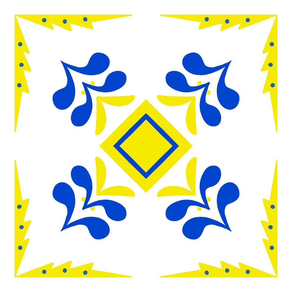 Marokkaanse geometrische interieur patchwork. azulejo marokkaans behang vector