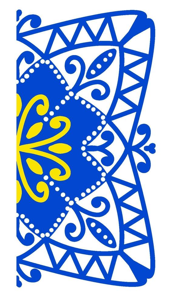Marokkaanse geometrische interieur patchwork. azulejo marokkaans behang vector
