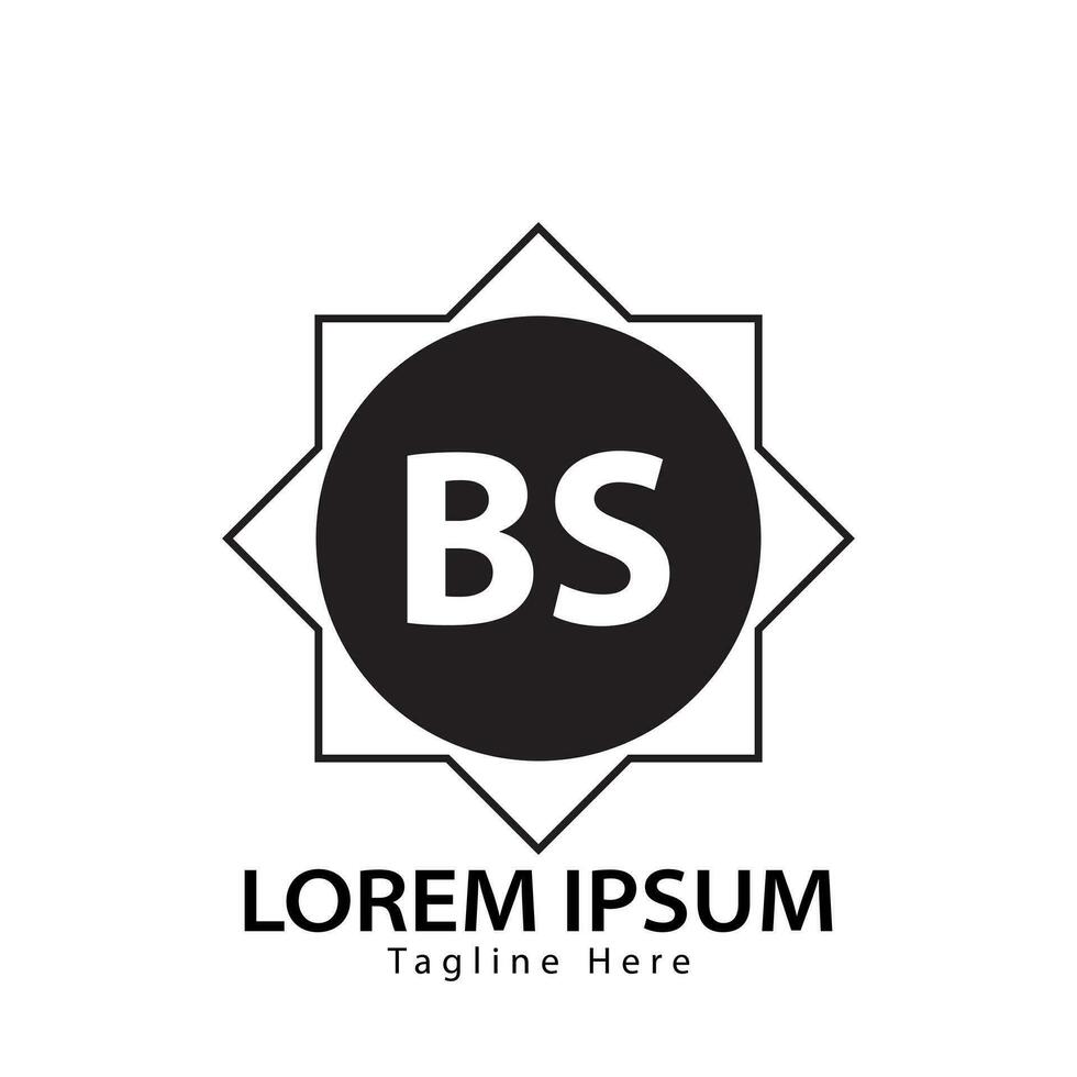 brief bs logo. b s. bs logo ontwerp vector illustratie voor creatief bedrijf, bedrijf, industrie