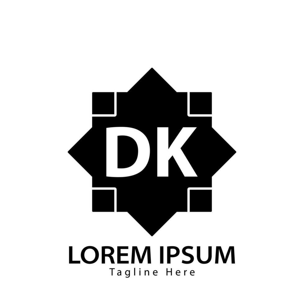 brief dk logo. d k. dk logo ontwerp vector illustratie voor creatief bedrijf, bedrijf, industrie. pro vector