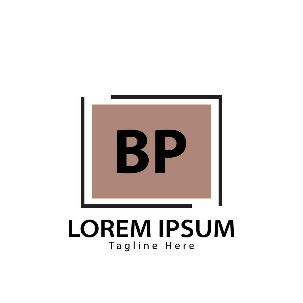 brief bp logo. b p. bp logo ontwerp vector illustratie voor creatief bedrijf, bedrijf, industrie