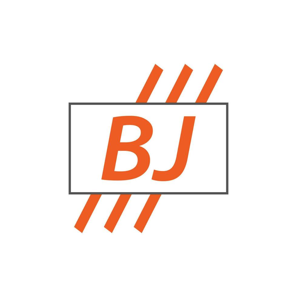 brief bj logo. b j. bj logo ontwerp vector illustratie voor creatief bedrijf, bedrijf, industrie. pro vector