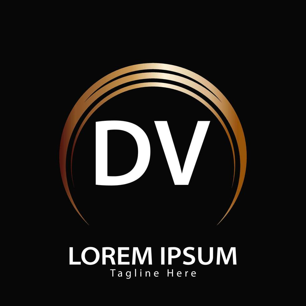 brief dv logo. d v. dv logo ontwerp vector illustratie voor creatief bedrijf, bedrijf, industrie. pro vector