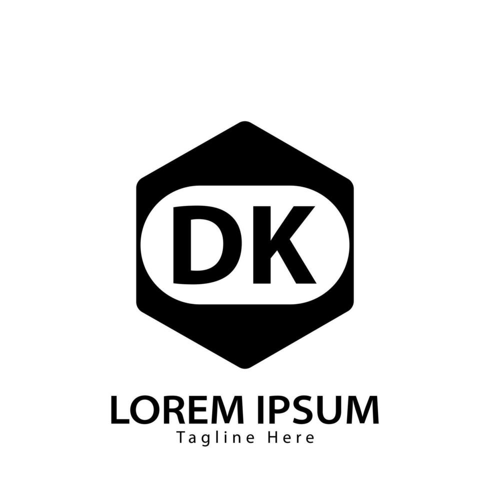 brief dk logo. d k. dk logo ontwerp vector illustratie voor creatief bedrijf, bedrijf, industrie. pro vector