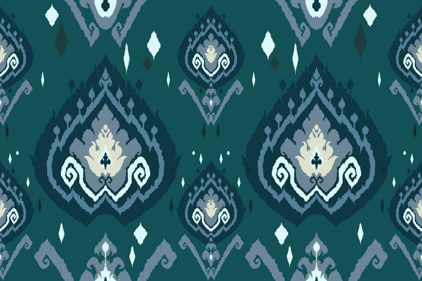 ikat tribal Indisch naadloos patroon. etnisch aztec kleding stof tapijt mandala ornament inheems boho chevron textiel.geometrisch Afrikaanse Amerikaans oosters traditioneel vector illustraties. borduurwerk stijl.