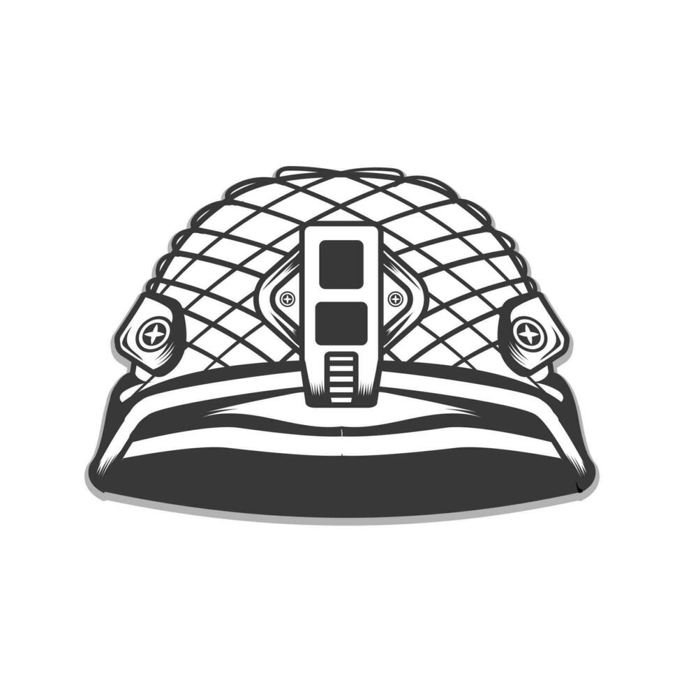 leger helm vector ontwerp.