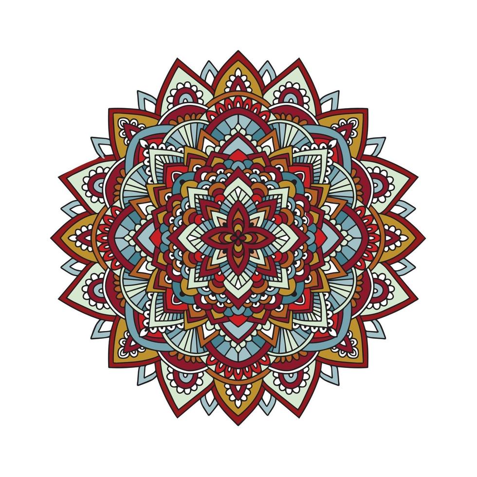 mandala. vintage decoratieve elementen. oosters patroon, vector