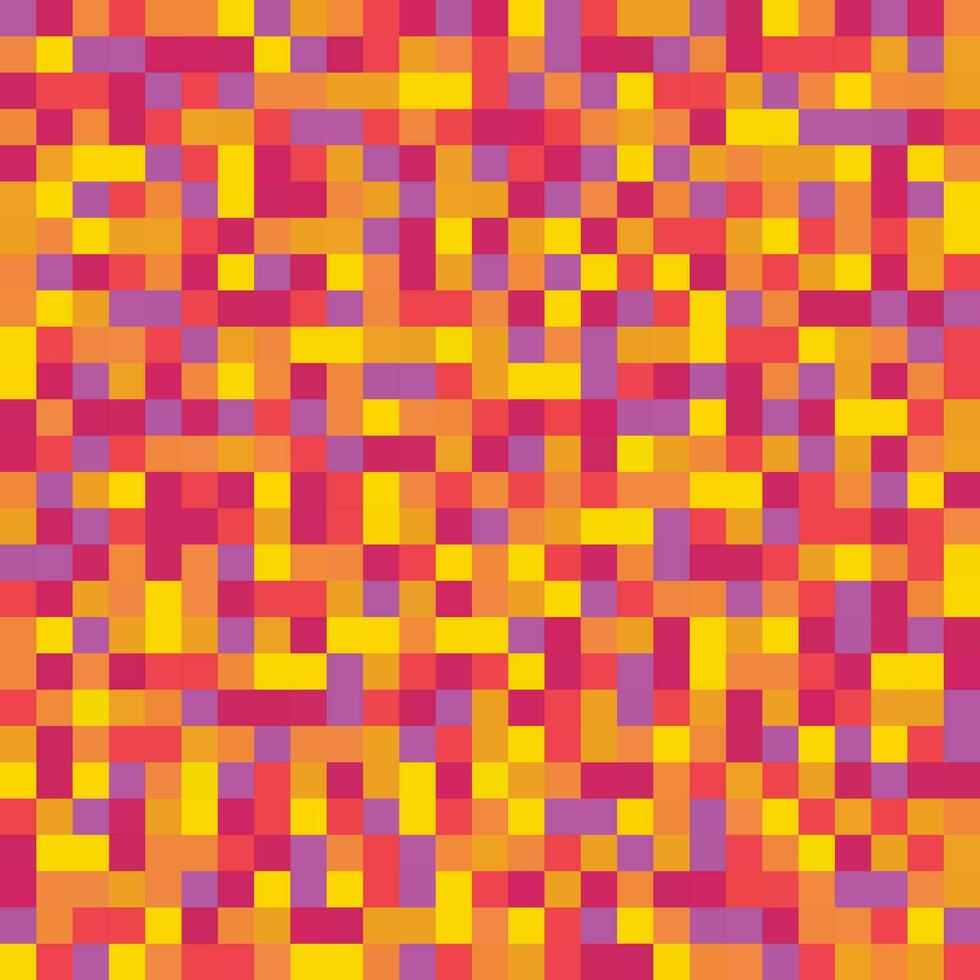 warm kleur pixel patroon of achtergrond vector