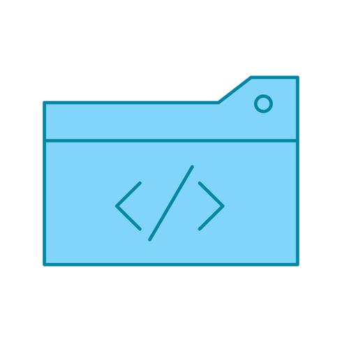 vector optimalisatie code pictogram