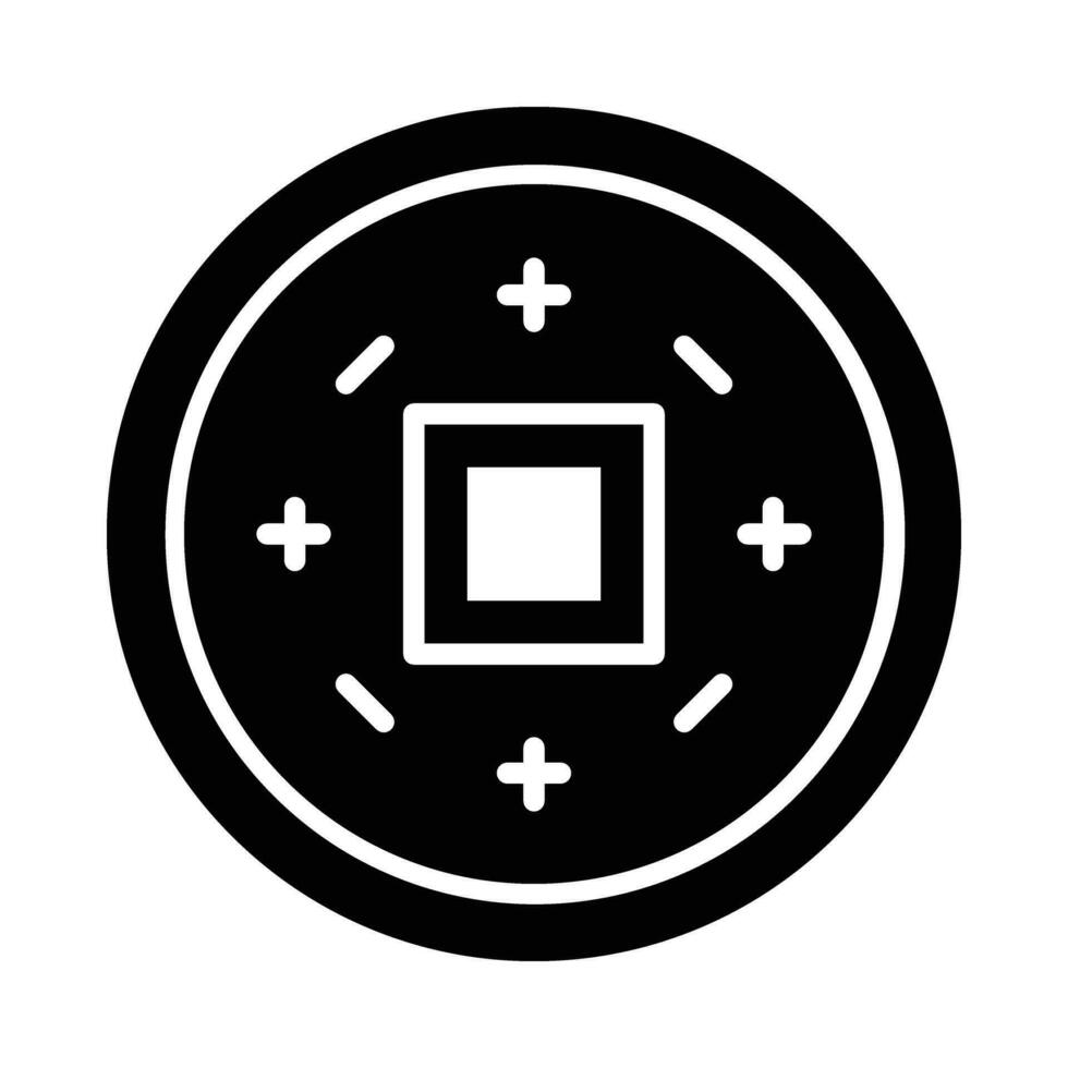 token vector glyph icoon voor persoonlijk en reclame gebruiken.