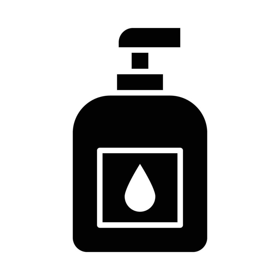 baby shampoo vector glyph icoon voor persoonlijk en reclame gebruiken.