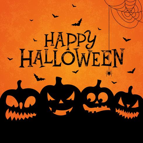 Happy Halloween banner afbeelding vector