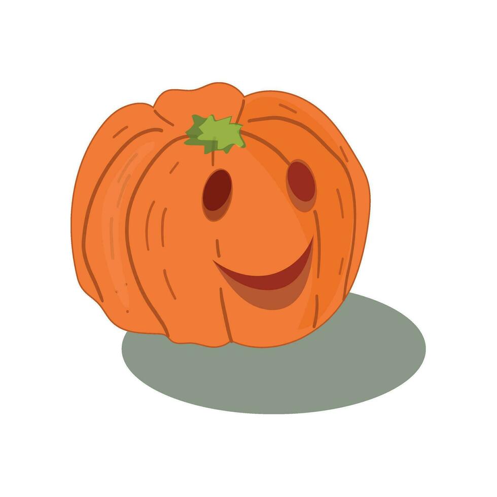 pompoen voor halloween. vector